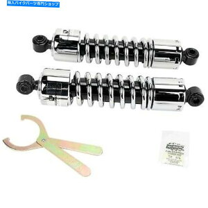 �N���[���p�[�c �v���O���b�V�u�T�X�y���V���� - 412-4038C - 412�V���[�Y12.6in�B�V���b�N�A�N���[���n�[���[Wi. Progressive Suspension - 412-4038C - 412 Series 12.6in. Shocks, Chrome Harley Wi�y���s�A���i�z