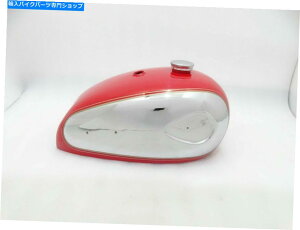 N[p[c fACLbvbhN[hBSA A7 A1OX[p[PbgtR^NX`[ Fuel Tank Steel With Dual Line & Cap Red Chrome Painted BSA A7 A1O Super Rocket
