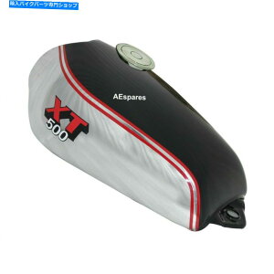 N[p[c RK\^N|+LbvN[ubNh}nXT500 TT500 Fuel Petrol Gas Tank Steel +Cap Chrome & Black Painted Yamaha XT500 TT500
