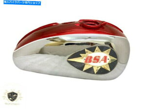N[p[c BSA A65 2K`F[N[R^N1968-69 |tBbg BSA A65 2 Gallon Cherry Chrome Fuel Tank 1968-69 Us |Fit For