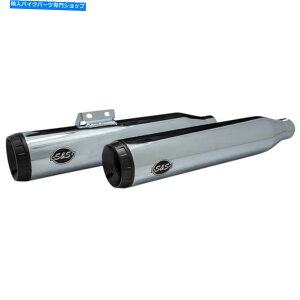 �N���[���p�[�c S��S�T�C�N��550-0740�N���[���O�����h�i�V���i�����[�X�}�t���[2018-19�n�[���[�\�t�g S&S Cycle 550-0740 Chrome Grand National Race Mufflers 2018-19 Harley Softail�y���s�A���i�z