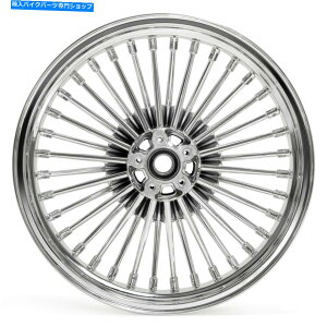 �N���[���p�[�c �n�[���[�\�t�g�t�@�b�g�{�[�C�f���b�N�X�f���[�XFLSUCE�̂��߂�18x3.5 Fat�X�|�[�N�̑O�ւ̃��� 18x3.5 Fat Spoke Front Wheel Rim for Harley Softail Fatboy DELUXE Deuce FLSTC�y���s�A���i�z