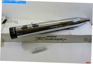 N[p[c Rinehart 500-0106 Chrome 4 "XbvỈE}t[̂17-20n[[FLH / T M8 Rinehart 500-0106 Chrome 4"Slip-On Right Muffler ONLY 17-20 Harley FLH/T M8