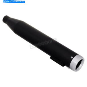 N[p[c Rinehart Black 3 InBXbvI}t[/NXg[gGhLbv - 500-0401C Rinehart Black 3 in. Slip-On Mufflers w/Chrome Straight End Caps - 500-0401C