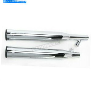 N[p[c COBRA Chrome 3 InBXbvI}t[W / BLACK RACEPRÕqg - 6050iCAւ̑DȂj Cobra Chrome 3 in. Slip-On Mufflers w/Black Racepro Tips - 6050 (no ship to CA)