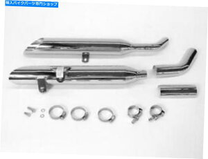 N[p[c COBRArCN[Boulevard 2inXbvIpCvXYLMarauder 800 -3262 Cobra Exhaust Chrome Boulevard 2in Slip-on Pipes Suzuki Marauder 800 -3262