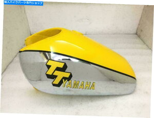 N[p[c RK\^N^NX`[N[CG[h}nXT500 TT500 1977f Fuel Petrol Gas Tank Steel Chrome & Yellow Painted Yamaha XT500 TT500 1977 Model