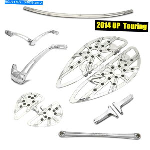 N[p[c N[Q[WJbgtA{[hPEGSu[LVtgo[n[[c[Ô߂̃P[W Chrome Gauge cut Floorboards Pegs Brake shift levers linkage for harley touring