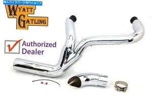 �N���[���p�[�c 2�r�C�w�b�_�[�c�C���J���h���b�T�[�c�[�����OFLT 2007-2016���C�N�^�C�v 2 into 1 Exhaust Headers Twin Cam Dresser Touring FLT 2007-2016 Lake Type