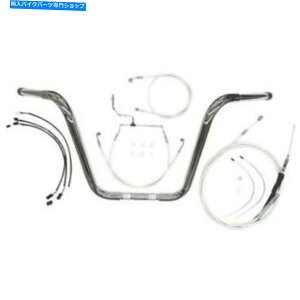 N[p[c Magnum - 38871116 - Calibre APEnK[nho[CXg[LbgA16C`BN Magnum - 38871116 - Caliber Ape Hanger Handlebar Installation Kit, 16in. Chrome