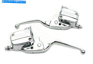 �N���[���p�[�c V-Twin�ɂ��n�[���[�_�r�b�h�\���p�����N���b�`�t���n���h���o�[�R���g���[���L�b�g�N���� Handlebar Control Kit Chrome with Hydraulic Clutch for Harley Davidson by V-Twin�y���s�A���i�z
