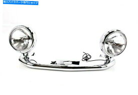 クロームパーツ スポットライト付きコブラクロームライトバー04-0151 Cobra Chrome Lightbar with Spotlights 04-0151【並行輸入品】