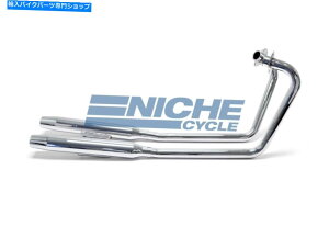 N[p[c YAMAHA XS650 MAC 2-IN-2Ne[p[rCVXe Yamaha XS650 MAC 2-Into-2 Chrome Taper Exhaust System