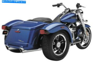 N[p[c Ru4 "Chrome 909V[YrCXbvI}t[Yn[[gCXt[zC[ Cobra 4" Chrome 909 Series Exhaust Slip-On Mufflers Harley Trike Freewheeler