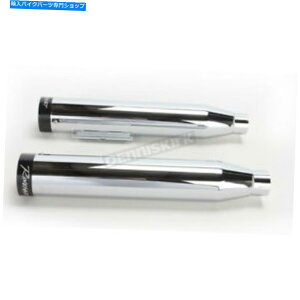 N[p[c Rinehart Chrome 3 "XbvI}t[ - 500-0300iCAւ̑DȂj Rinehart Chrome 3" Slip-On Mufflers - 500-0300 (no ship to CA)