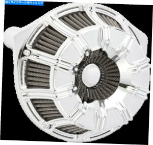 N[p[c Arlen NesstV[YV-Twin Air Cleaner Chrome 10-Gauge 18-946 USACh Arlen Ness Inverted Series V-Twin Air Cleaner Chrome 10-Gauge 18-946 USA Made