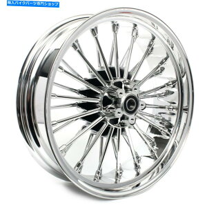 N[p[c Harley Dyna Street Bob Softail Fatboŷ߂̃NX|[NAzC[18x5.5 Chrome Fat Spoke Rear Wheel Rim 18x5.5 for Harley Dyna Street Bob Softail Fatboy