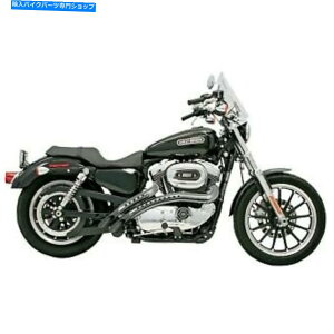 N[p[c obTjˏ̑|Ǝ҂̔rCVXew /NMV[h86-03 XL Bassani Radial Sweepers Exhaust System Black w/Chrome Heat Shield for 86-03 XL