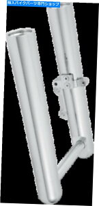 N[p[c 00-06 Flstf̂߂̎lp`̃N̊炩ȃzbgbÕtH[N̑̃VOfBXN Arlen Ness Chrome Smooth Hot Legs Fork Legs Single Disc For 00-06 FLST Models