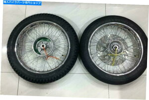 N[p[c VNzC[Zbg18 "-2,15tgƃA - Jawa 350i634,632,638,639,640j NEW CHROME WHEEL SET 18"-2,15 FRONT AND REAR - JAWA 350 (634,632,638,639,640)