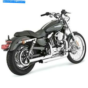 N[p[c VanceHines 17821 ChromeXg[gVbg04-13 Sportster XL̂߂̔rCVXe Vance & hines 17821 Chrome Straightshots Exhaust System for 04-13 Sportster XL