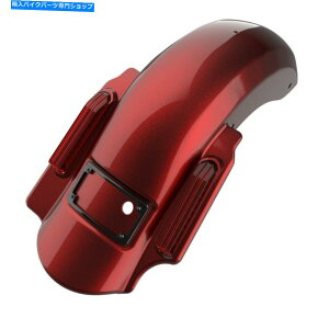 N[p[c n[hLfBzbgbhbht[N2-1h~l[^[Xgb`AtF_[tBbg14+n[[ Hard Candy Hot Rod Red Flake 2-1 Dominator Stretched Rear Fender Fits 14+ Harley