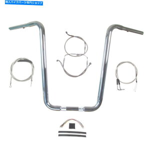 �N���[���p�[�c 1 1/4 Chrome Nrown 18�n���h���o�[�L�b�g1996-2006�n�[���[���[�h�O���C�h���[�h�L���O 1 1/4 Chrome Narrow 18 Handlebar Kit 1996-2006 Harley Road Glide Road King