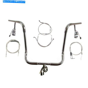 N[p[c 1 1/4 "Chrome 18" PREWRIANDnho[Lbg1996-2006n[[GNgOChW /WI 1 1/4" Chrome 18" Prewired Handlebar Kit 1996-2006 Harley Electra Glide w/Radio