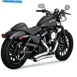 N[p[c @XnCY26067N[rbOWEGL][XgVXe14-20 Sportster XL Vance & Hines 26067 Chrome Big Radius Exhaust System for 14-20 Sportster XL