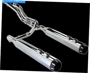 �N���[���p�[�c Bassani Chrome True Dual 09-16�n�[���[�c�[�����OFlhr Flhx Bassani Chrome True Dual Down Under Exhaust for 09-16 Harley Touring FLHR FLHX�y���s�A���i�z