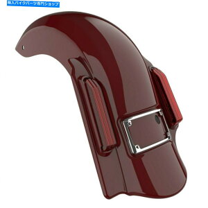 N[p[c 14Έȏ̃n[[c[Ô߂1̎xz҉LAtF_[ւ̃r[h2 Billiard Red 2 into 1 Dominator Stretched Rear Fender For 14+ Harley Touring