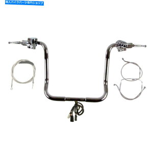 N[p[c 1 1/4 "Chrome 16" APEnK[Lbg2008-2013n[[Xg[gOChW /WIȂABS 1 1/4" Chrome 16" Ape Hanger Kit 2008-2013 Harley Street Glide w/Radio No ABS