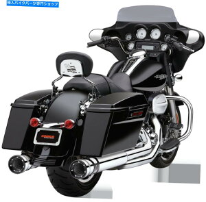 N[p[c COBRA 4 "RACEPRO}t[N[6218Ɋ܂ Cobra 4" RacePro Slip On Mufflers Chrome 6218