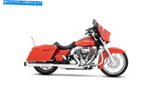 N[p[c Rinehart ChromeGL][Xg4 "}t[̃Xbvw /̃qgn[[c[O95-16 Rinehart Chrome Exhaust 4" Slip On Mufflers w/ Black Tips Harley Touring 95-16