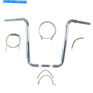 �N���[���p�[�c 1 1/4 Chrome Narrow 16 APE�n���K�[�n���h���o�[�L�b�g2018��UP�n�[���[�\�t�gW / ABS 1 1/4 Chrome Narrow 16 Ape Hanger Handlebar Kit 2018 & Up Harley Softail w/ABS