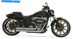 N[p[c Bassani Pro-StreetrCN[n[[\tgFLFB / FXBR Bassani Pro-Street Turn Out Exhaust Chrome Harley Softail FLFB/FXBR
