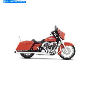 �N���[���p�[�c Rinehart Chrome 4 In�B�X���b�v�I���}�t���[/�u���b�N�G���h�L���b�v - 500-0102 Rinehart Chrome 4 in. Slip-On Mufflers w/Black End Caps - 500-0102