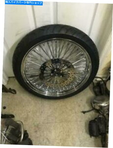 N[p[c 21 x 3.5t@bgX|[NzC[VOfBXNA2007Nn[[t̂߂̃^C[^[ 21 X 3.5 FAT SPOKE WHEEL single DISC, W /TIRE & ROTOR FOR 2007 HARLEY FLST