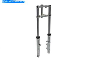 N[p[c 41mmtH[NAZuW ChromeXC_[4݌ɍ݌2fBXNn[[_rbh\ 41mm Fork Assembly w Chrome Sliders 4 Over Stock Dual Disc for Harley Davidson