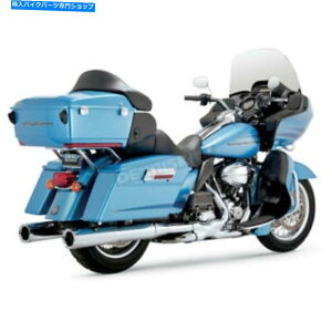 N[p[c @XnCYN[4 1/2 InBnCAEgvbgXbvI}t[ - 16455 Vance & Hines Chrome 4 1/2 in. Hi-Output Slip-On Mufflers - 16455