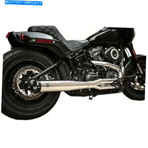 N[p[c SSN[X[p[X[gn[[\tgprCVXe18-20 S&S Chrome Superstreet 2-into-1 Exhaust System for Harley Softail 18-20