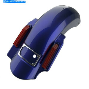 N[p[c 2014+n[[c[Ô߂1̎xz҉LAtF_[ւZephyr Blue 2 Zephyr Blue 2 into 1 Dominator Stretched Rear Fender For 2014+ Harley Touring