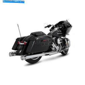 N[p[c Rinehart Chrome 4 InBXbvI}t[/NXbgGhLbv - 500-0106CXbg Rinehart Chrome 4 in. Slip-On Mufflers w/Chrome Slot End Caps - 500-0106C-SLOT