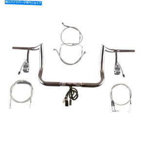 N[p[c 1 1/4 "Chrome 10" PRIMEAPE PREAPE PREWRIANDLbg1996-2006n[[GNgOChW /N[Y 1 1/4" Chrome 10" PrimeApe Prewired Kit 1996-2006 Harley Electra Glide w/Cruise