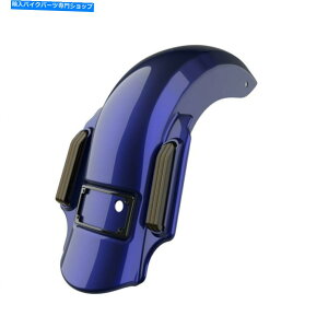 �N���[���p�[�c AdvanBlack Zephyr Blue Dominator��14+�n�[���[�_�r�b�h�\���̃��A�t�F���_�[��L�΂��� Advanblack Zephyr Blue Dominator Stretched Rear Fender For 14+ Harley Davidson�y���s�A���i�z