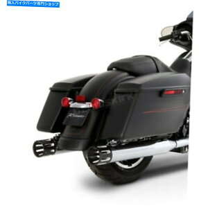 N[p[c Rinehart Chrome 4 InBXbvI}t[/ubNXbgGhLbv - 500-0106Xbg Rinehart Chrome 4 in. Slip-On Mufflers w/Black Slot End Caps - 500-0106-SLOT