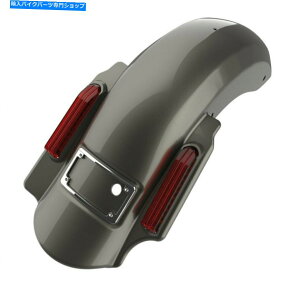 �N���[���p�[�c 2014+�n�[���[�̂��߂�1�̎x�z�҉��L���A�t�F���_�[�ւ̍H�Ɨp�O���[2 Industrial Gray 2 into 1 Dominator Stretched Rear Fender For 2014+ Harley�y���s�A���i�z