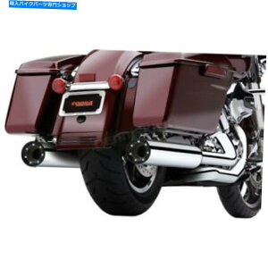 N[p[c COBRA Chrome 4 "XbvI}t[/[Xv`bv - 6264iCAւ̑DȂj Cobra Chrome 4" Slip-Ons Mufflers w/Race-Pro Tip - 6264 (no ship to CA)