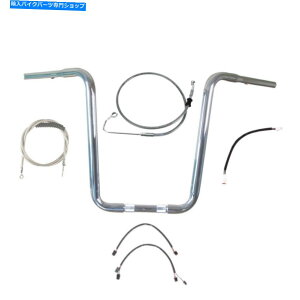 �N���[���p�[�c 1 1/4 Chrome Narrow 16 APE�n���K�[�n���h���o�[�L�b�g2016-2017�n�[���[�\�t�gW / ABS 1 1/4 Chrome Narrow 16 Ape Hanger Handlebar Kit 2016-2017 Harley Softail w/ABS