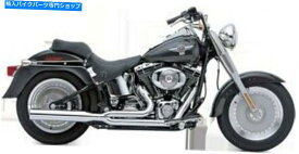 クロームパーツ コブラクロームパワープロHPオートバイ排気システム86-06ハーレーソフトFLSTF Cobra Chrome Power Pro HP Motorcycle Exhaust System 86-06 Harley Softail FLSTF【並行輸入品】